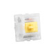 Sharkoon Gateron Cap Milky-Yellow Switch-Set, Tastenschalter(gelb/weiß, 35 Stück)