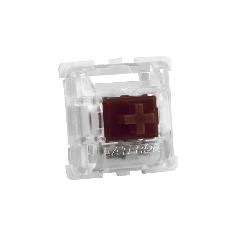 Sharkoon Gateron Pro Brown Switch-Set, Tastenschalter(braun/transparent, 35 Stück)
