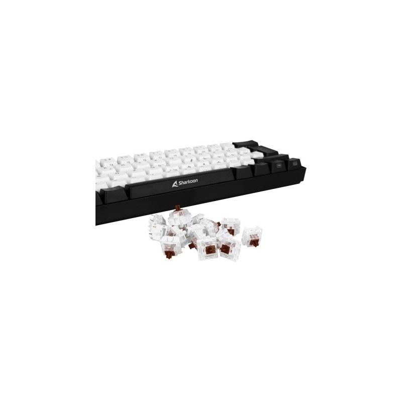 Sharkoon Gateron Pro Brown Switch-Set, Tastenschalter(braun/transparent, 35 Stück)