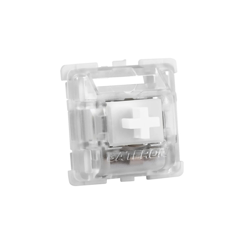 Sharkoon Gateron Pro White Switch-Set, Tastenschalter(weiß/transparent, 35 Stück)