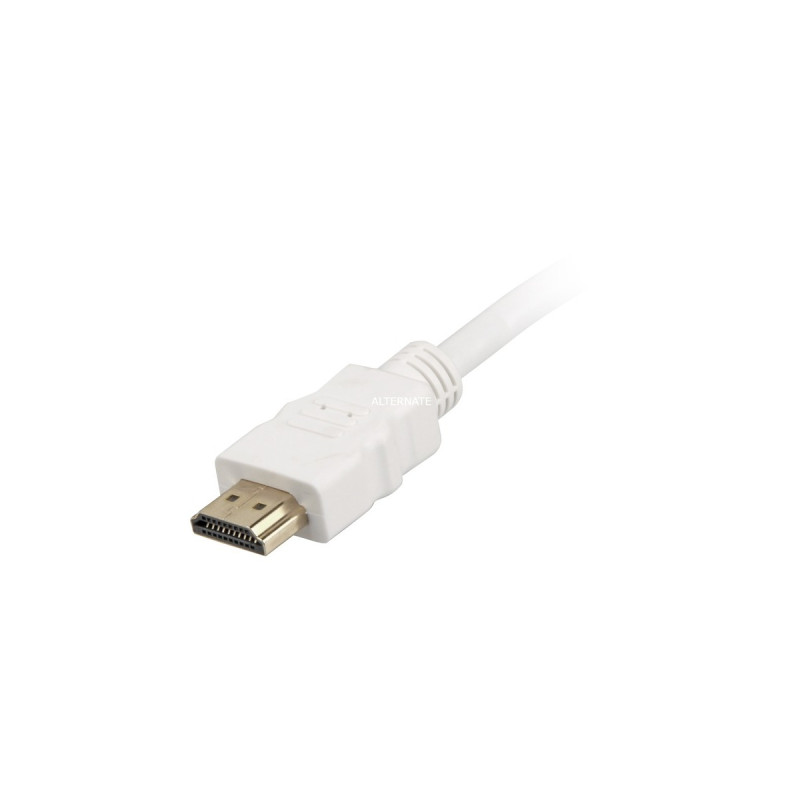 Sharkoon High Speed HDMI-Kabel mit Ethernet(weiß, 2 Meter)