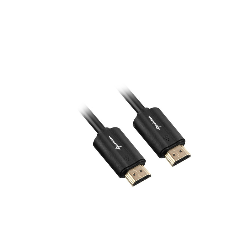 HDMI Stecker(schwarz, 7,5 Meter, HDMI 2.0 4K)