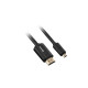 micro HDMI Stecker(schwarz, 1 Meter, HDMI 2.0 4K)