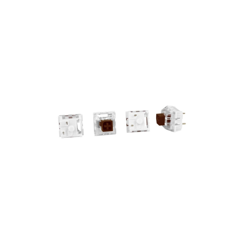 Sharkoon Kailh Box Brown Switch-Set, Tastenschalter(braun/transparent, 35 Stück)