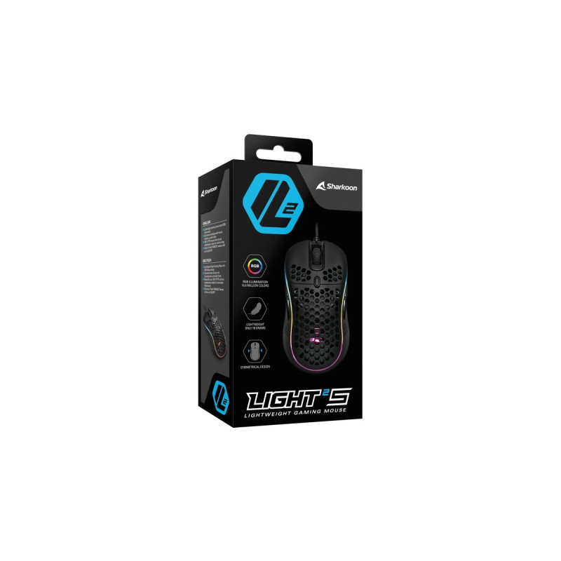 Sharkoon Light² S, Gaming-Maus(schwarz)