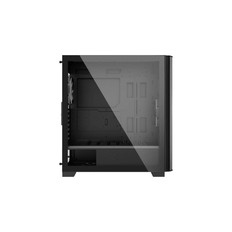 Sharkoon M30 RGB, Tower-Gehäuse(schwarz, Gehärtetes Glas)