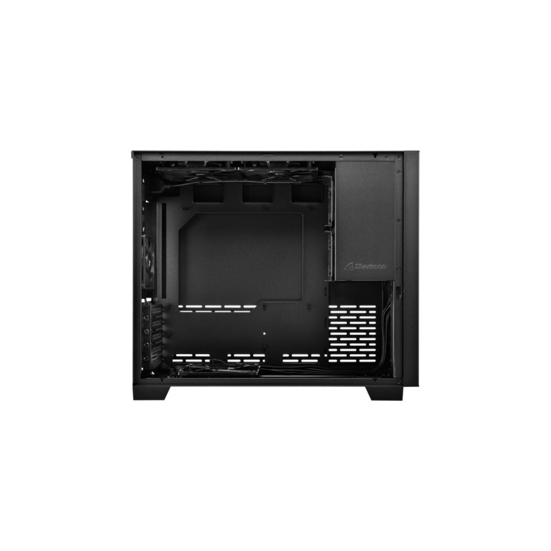 Sharkoon MS-Y1000, Tower-Gehäuse(schwarz, Seitenteil aus gehärtetem Glas)