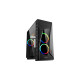 Sharkoon NIGHT SHARK RGB, Tower-Gehäuse(schwarz, Window-Kit)