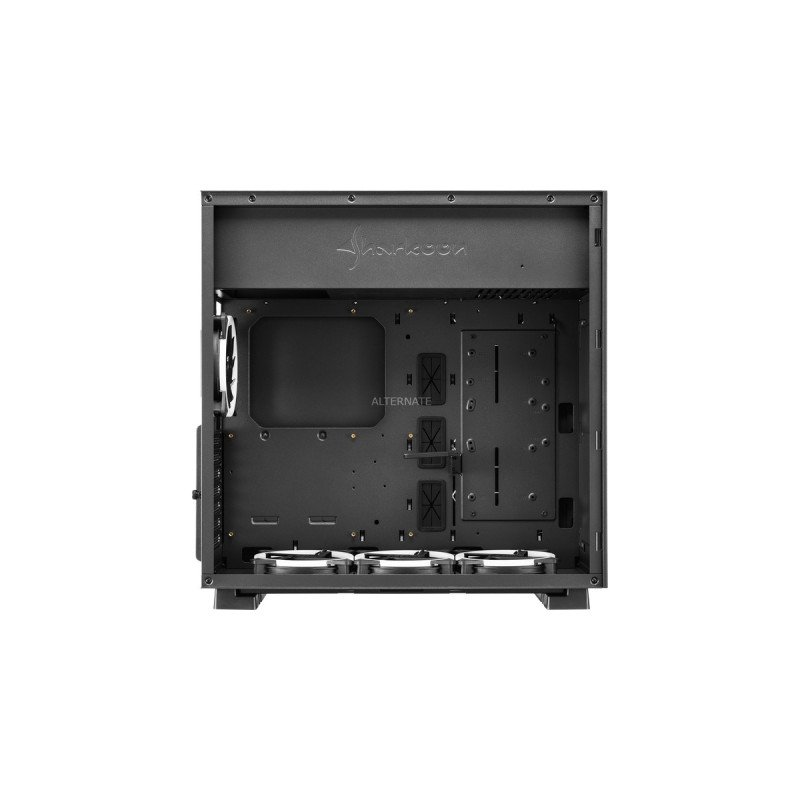 Sharkoon PURE STEEL RGB, Tower-Gehäuse(schwarz, gehärtetes Glas)