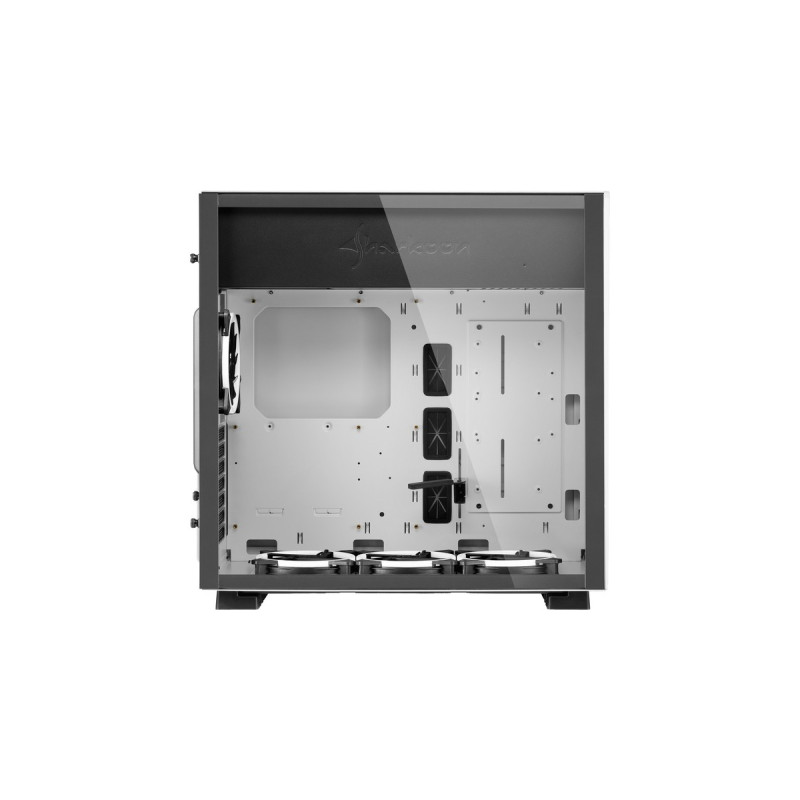 Sharkoon PURE STEEL White RGB, Tower-Gehäuse(weiß, gehärtetes Glas)