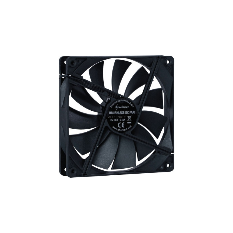 Sharkoon PWM Fan 1000 140x140x25, Gehäuselüfter(schwarz)