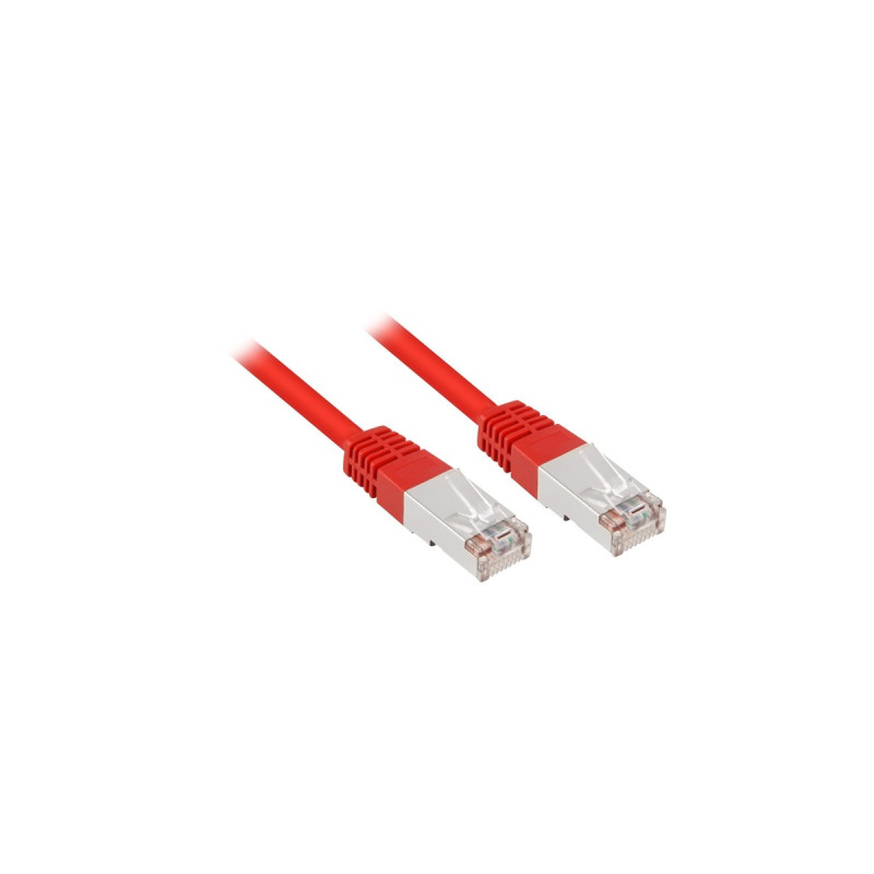 Sharkoon Patchkabel RJ45 Cat.5e SFTP(rot, 10 Meter)