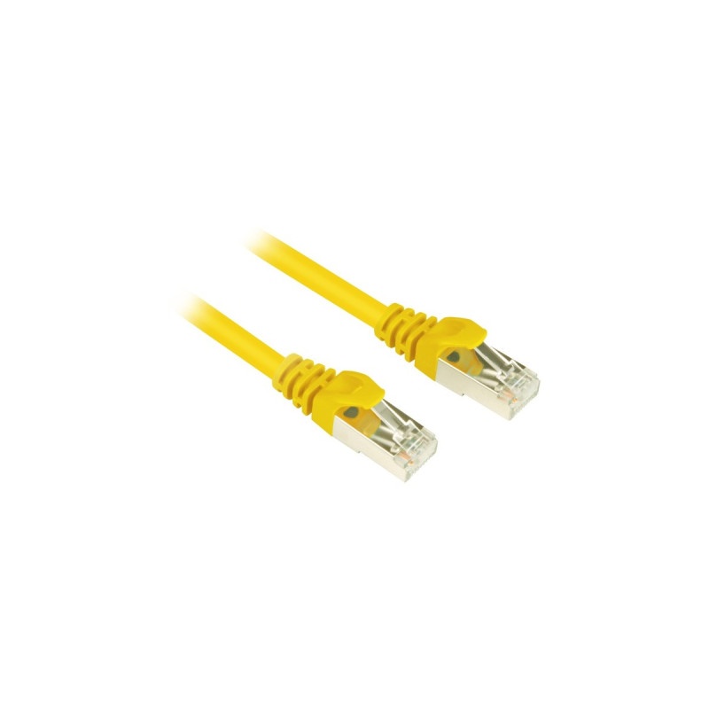 Sharkoon Patchkabel RJ45 Cat.6 SFTP(gelb, 5 Meter)