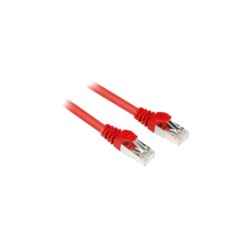 Sharkoon Patchkabel RJ45 Cat.6 SFTP(rot, 3 Meter)