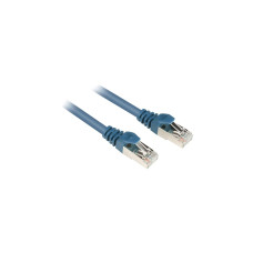Sharkoon Patchkabel RJ45 Cat.6 SFTP(blau, 25 cm)