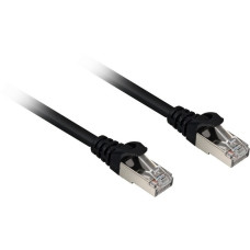 Sharkoon Patchkabel RJ45 Cat.6a SFTP(schwarz, 1,5 Meter, LSOH (Halogenfrei))