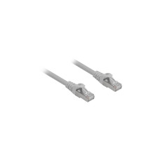 Sharkoon Patchkabel RJ45 Cat.6a SFTP(grau, 1 Meter, LSOH (Halogenfrei))