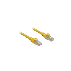 Sharkoon Patchkabel RJ45 Cat.6a SFTP(gelb, 25 cm, LSOH (Halogenfrei))