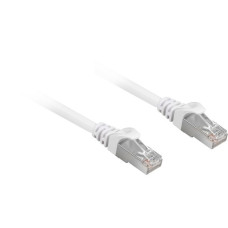 Sharkoon Patchkabel RJ45 Cat.6a SFTP(weiß, 25 cm, LSOH (Halogenfrei))