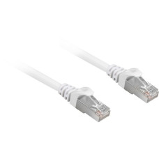 Sharkoon Patchkabel RJ45 Cat.6a SFTP(weiß, 50 cm, LSOH (Halogenfrei))