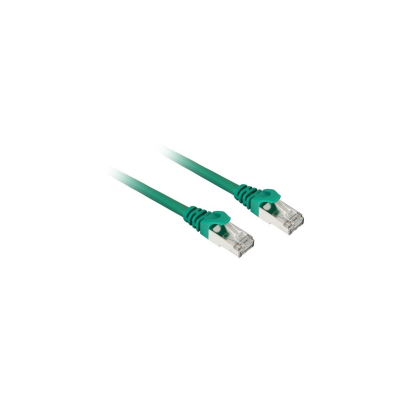 Sharkoon Patchkabel SFTP, RJ-45, mit Cat.7a Rohkabel(grün, 2 Meter)
