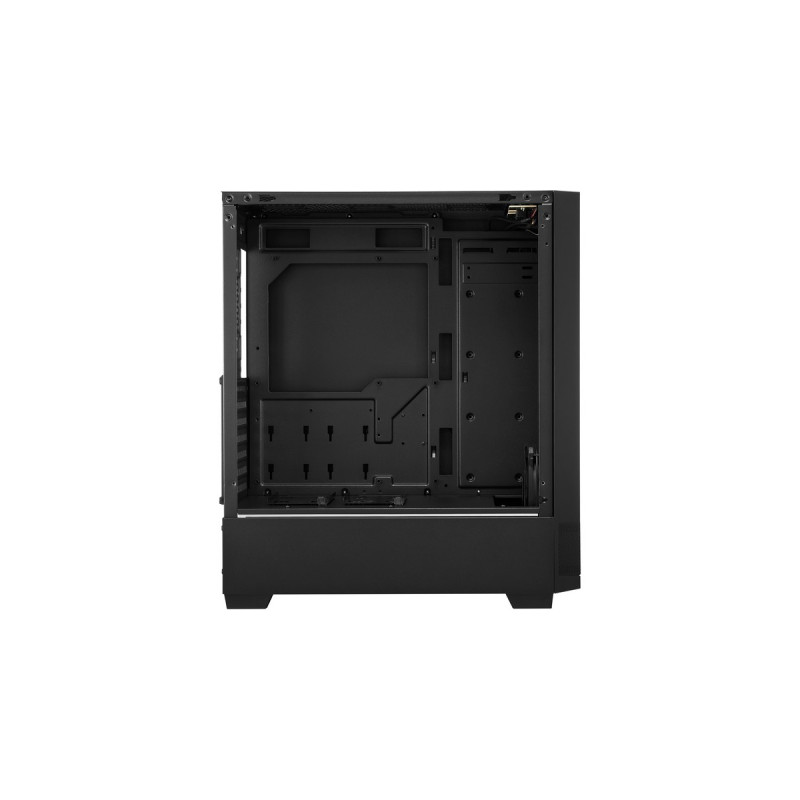 Sharkoon RGB FLOW, Tower-Gehäuse(schwarz, Seitenteil aus gehärtetem Glas)