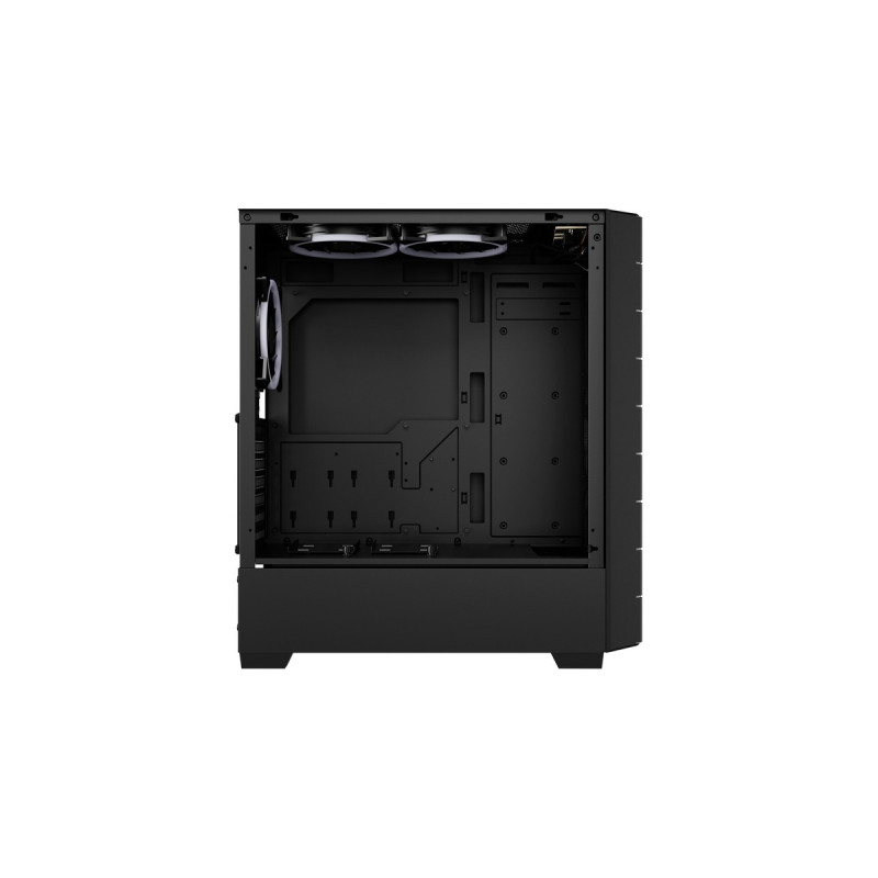 Sharkoon RGB HEX, Tower-Gehäuse(schwarz, Seitenteil aus gehärtetem Glas)