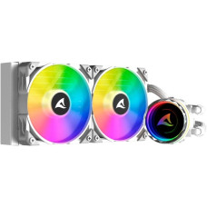 Sharkoon S80 RGB White AIO 240mm, Wasserkühlung(weiß)