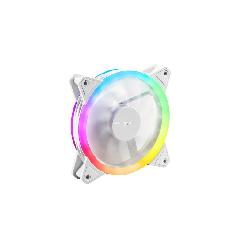 Sharkoon SHARK Blades PWM RGB Fan, Gehäuselüfter(weiß)