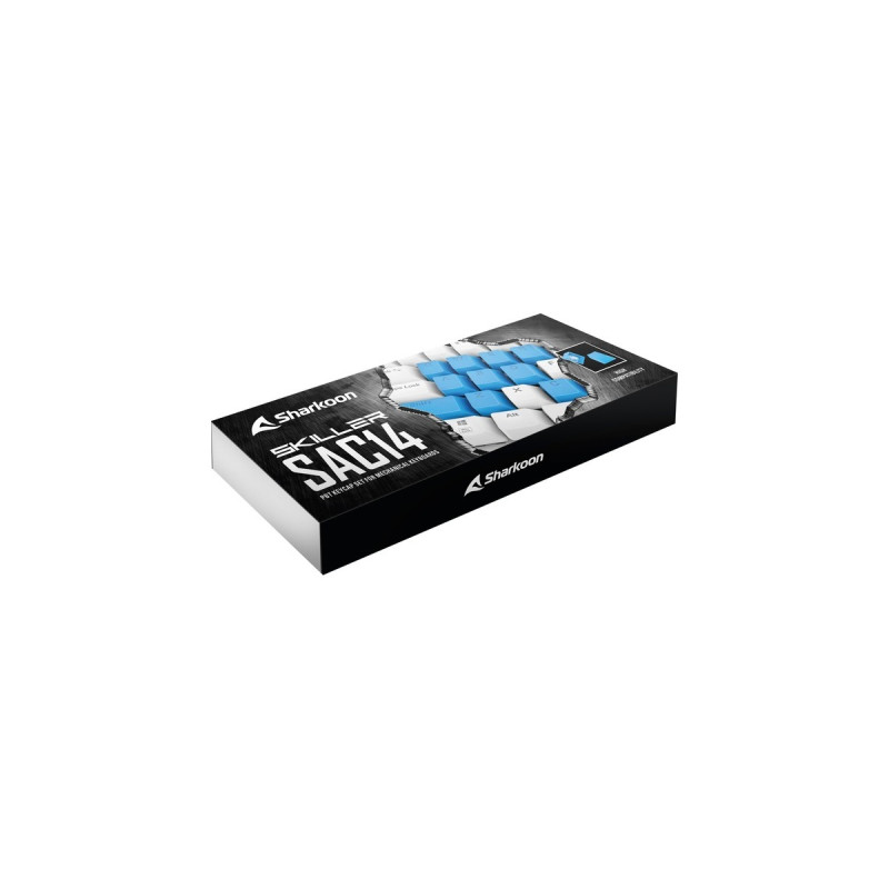 Sharkoon SKILLER SAC14, Tastenkappe(blau, 14 Stück)