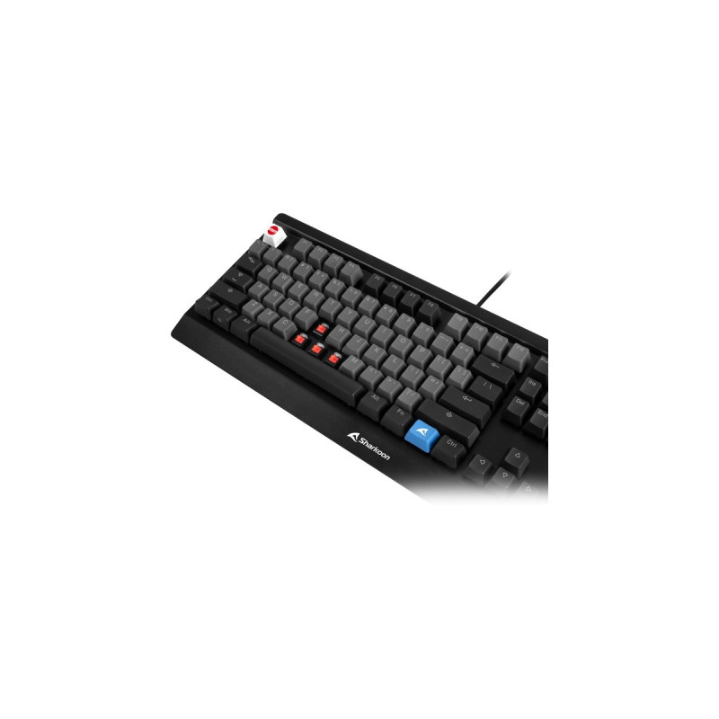 Sharkoon SKILLER SAC20, Tastenkappe(schwarz, 114 Stück, ANSI-Layout (US))