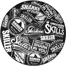 Sharkoon SKILLER SFM10, Schutzmatte(schwarz/weiß)