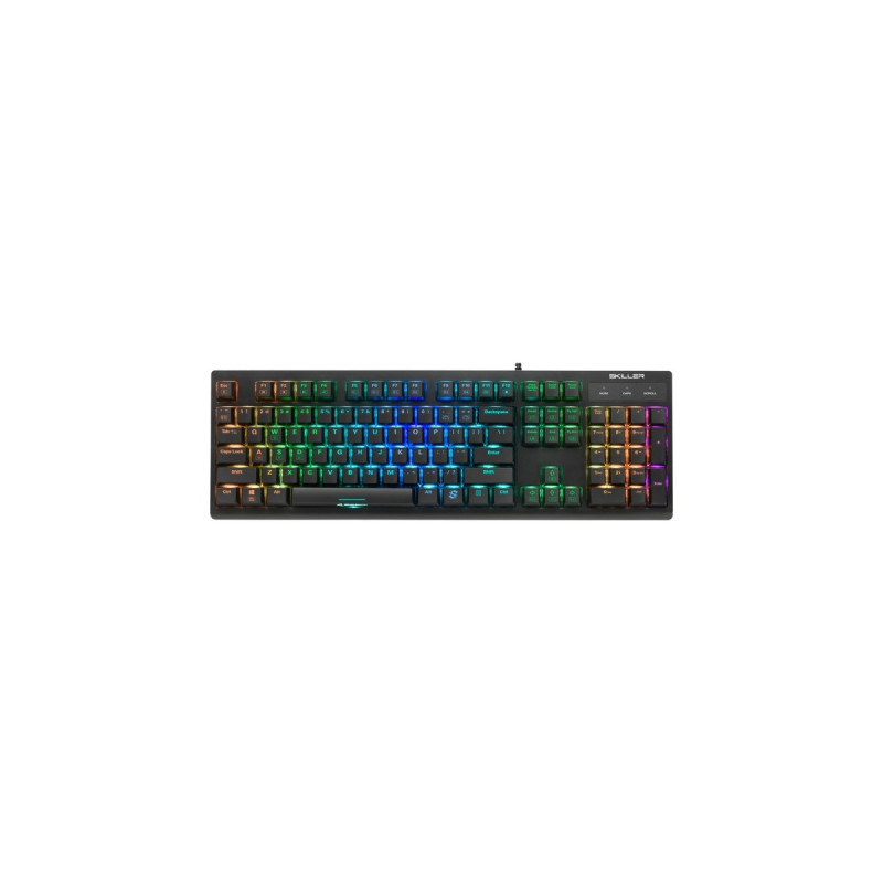 Sharkoon SKILLER SGK30, Gaming-Tastatur(schwarz, US-Layout, Huano Blue)