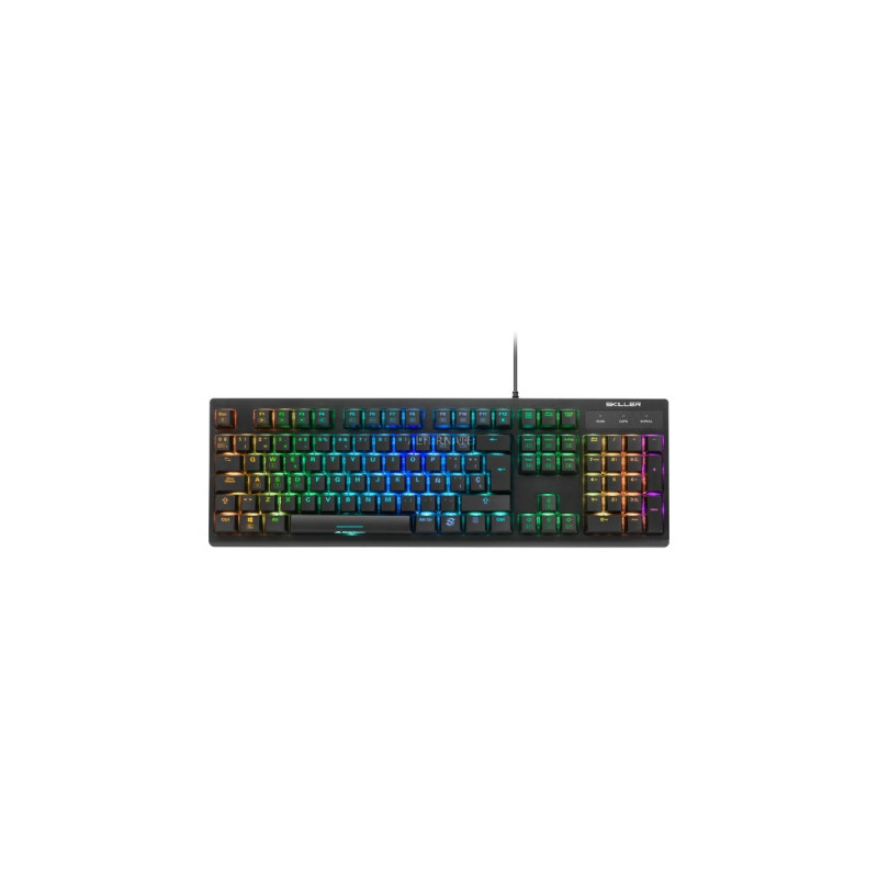 Sharkoon SKILLER SGK30, Gaming-Tastatur(schwarz, ES-Layout, Huano Blue)