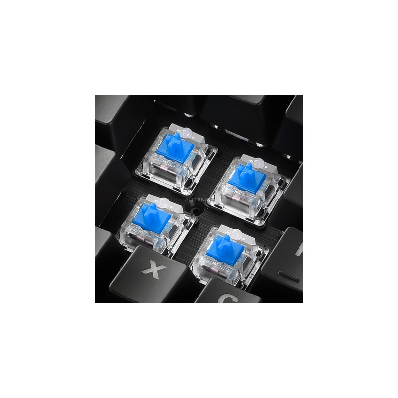 Sharkoon SKILLER SGK30, Gaming-Tastatur(schwarz, IT-Layout, Huano Blue)
