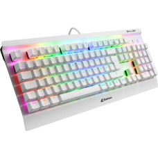 Sharkoon SKILLER SGK3 White, Gaming-Tastatur(weiß, DE-Layout, Kailh Brown)