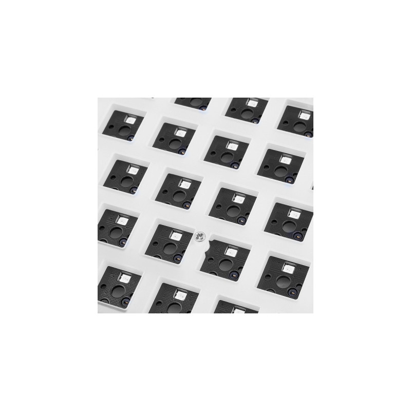 Sharkoon SKILLER SGK50 S3, Gaming-Tastatur(weiß, FR-Layout, Gateron Yellow)