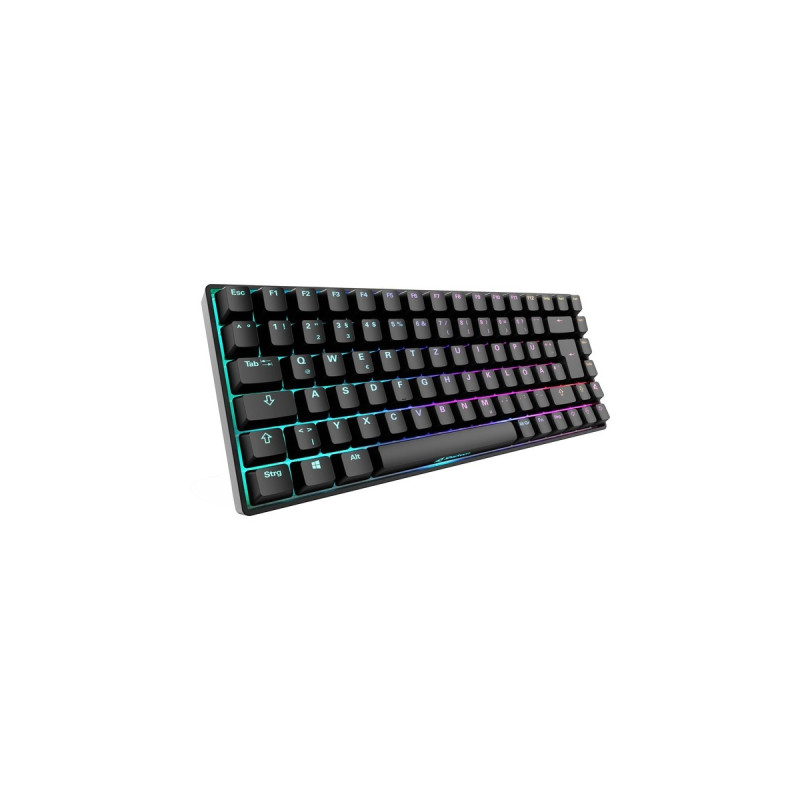 Sharkoon SKILLER SGK50 S3, Gaming-Tastatur(schwarz, DE-Layout, Gateron Yellow)
