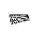 Sharkoon SKILLER SGK50 S4 Barebone, Gaming-Tastatur(schwarz, ANSI-Layout)