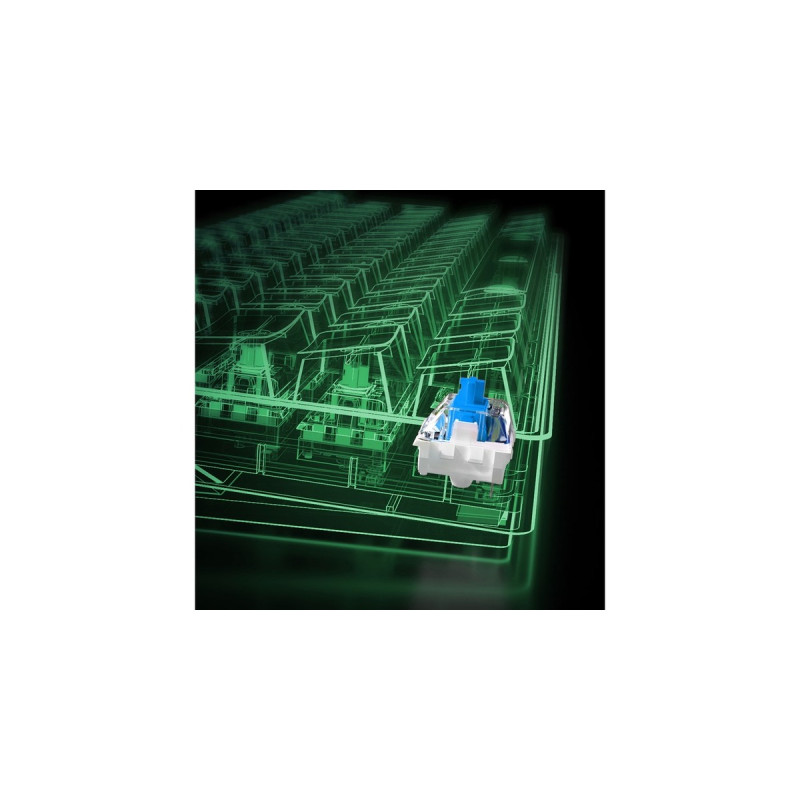 Sharkoon SKILLER SGK50 S4, Gaming-Tastatur(schwarz, US-Layout, Kailh Blue)