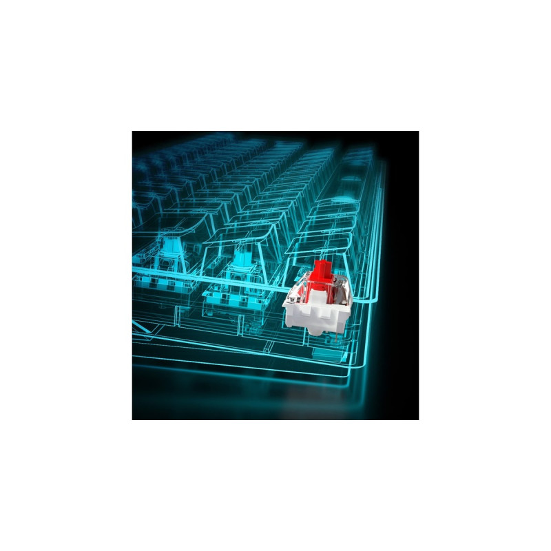 Sharkoon SKILLER SGK50 S4, Gaming-Tastatur(schwarz, ES-Layout, Kailh Red)