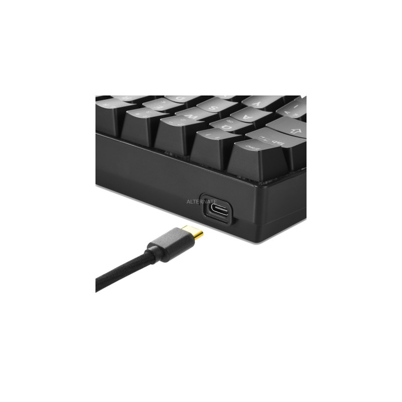 Sharkoon SKILLER SGK50 S4, Gaming-Tastatur(schwarz, PT-Layout, Kailh Red)