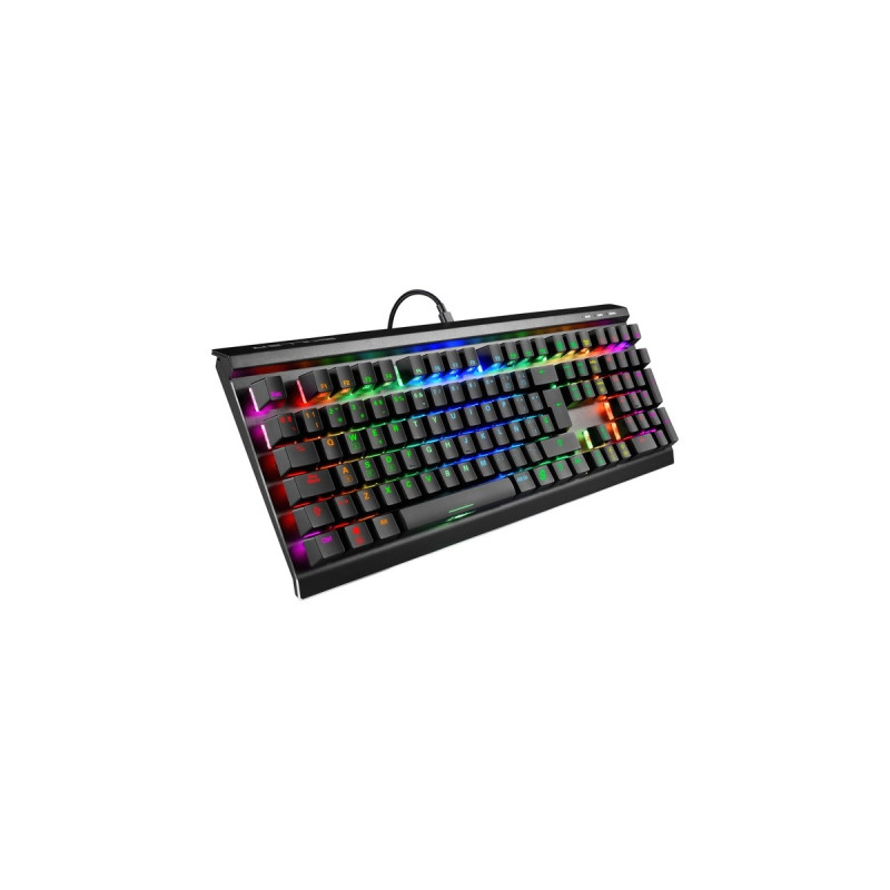 Sharkoon SKILLER SGK60, Gaming-Tastatur(schwarz, ES-Layout, Kailh Box Brown)