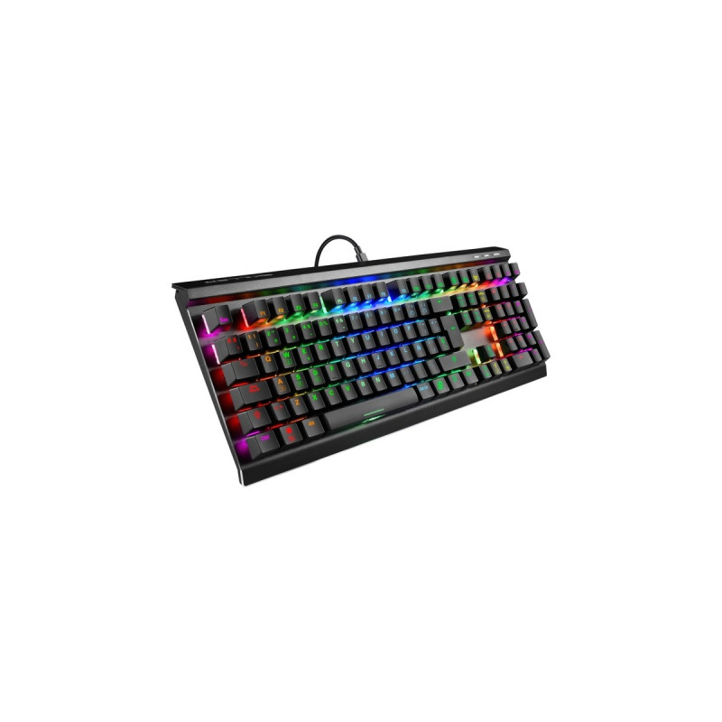 Sharkoon SKILLER SGK60, Gaming-Tastatur(schwarz, ES-Layout, Kailh Box Red)