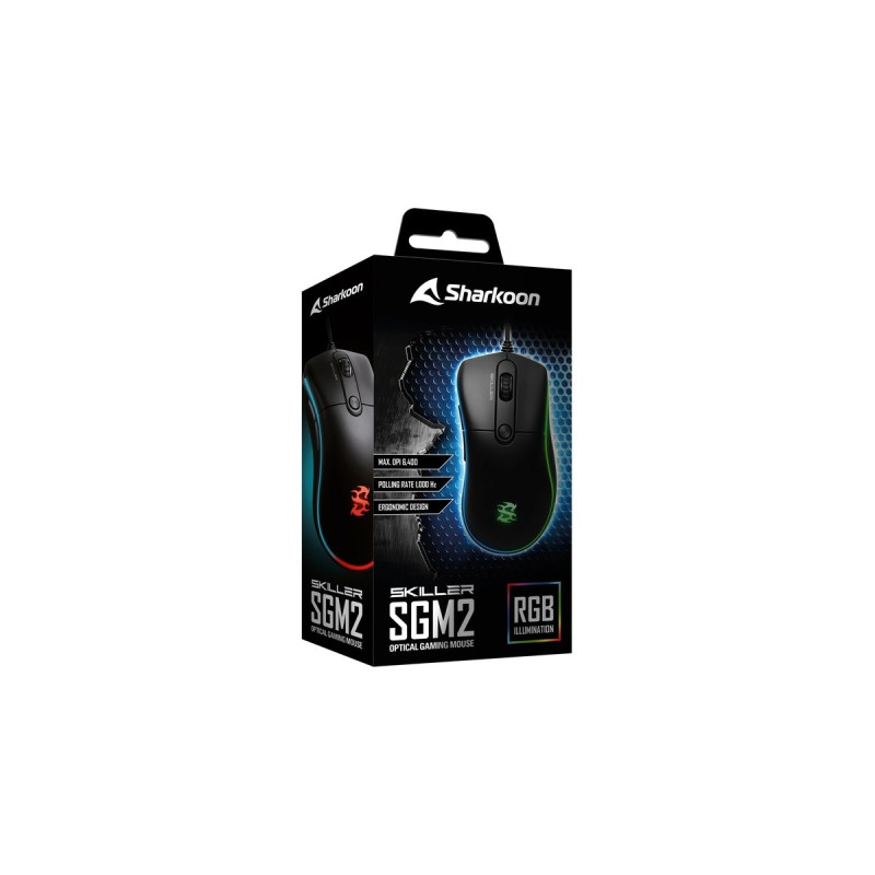 Sharkoon SKILLER SGM2, Gaming-Maus(schwarz)
