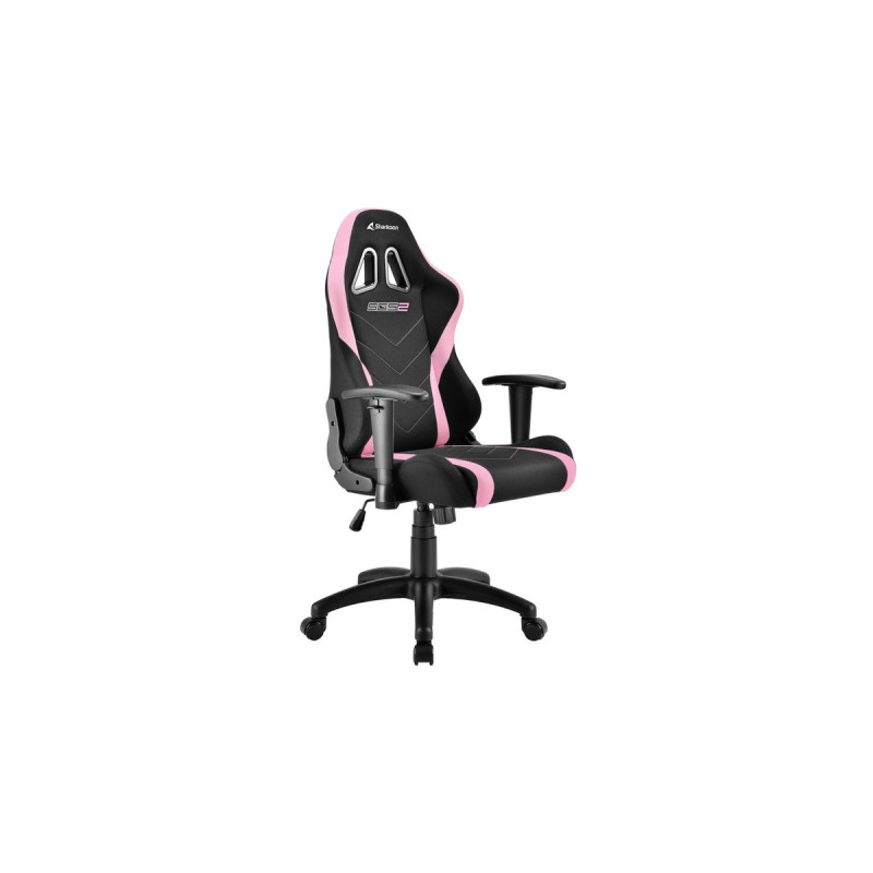 Sharkoon SKILLER SGS2 Jr., Gaming-Stuhl(schwarz/rosa)