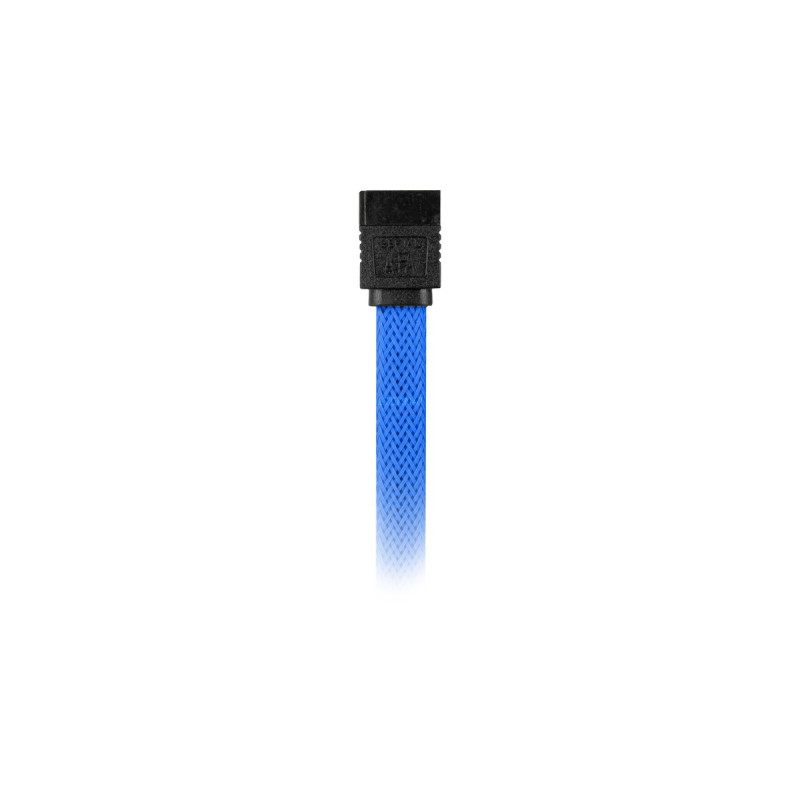Sharkoon Sata III Kabel sleeve(blau, 30 cm)