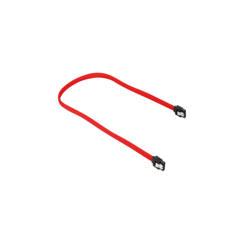 Sharkoon Sata III Kabel sleeve(rot, 45 cm)