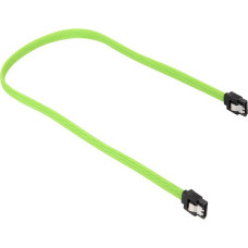 Sharkoon Sata III Kabel sleeve(grün, 60 cm)