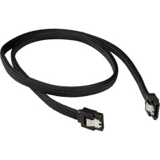 Sharkoon Sata III Kabel sleeve(schwarz, 100 cm)